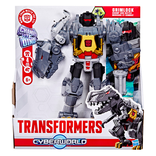 Transformers Cyberworld Grimlock Chomp and Battle Figure