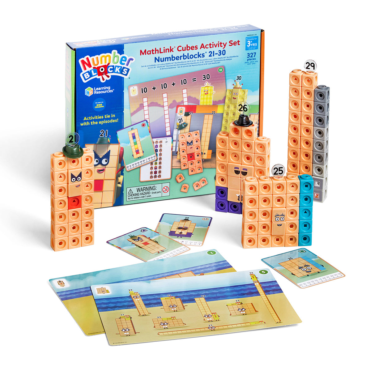 Numberblocks MathLink Cubes 21-30 Activity Set
