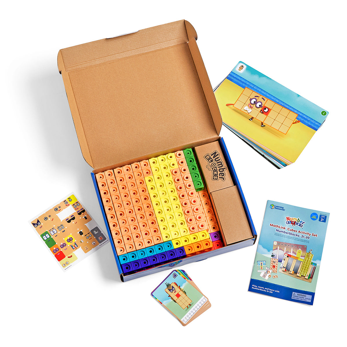Numberblocks MathLink Cubes 21-30 Activity Set