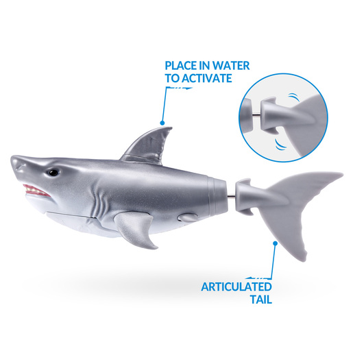 Robo Alive Water Activated Shark Electronic Pet by ZURU (Syles Vary)