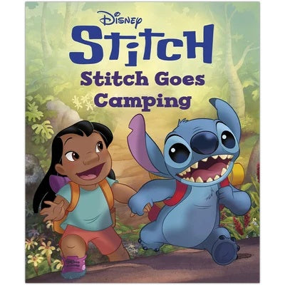 Disney Stitch Goes Camping - (Story Book)