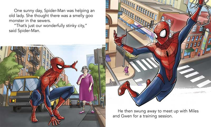 Marvel Spider - Man A Sticky Situation (Story Book)