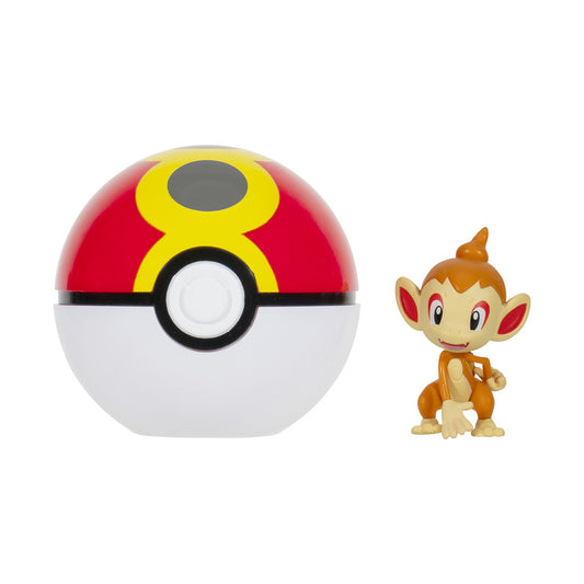 Pokemon Clip ????o Chimchar and Repeat Ball Figure