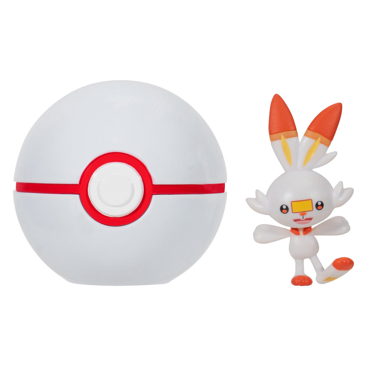 Pokemon Clip Scorbunny and Premier Ball Figure