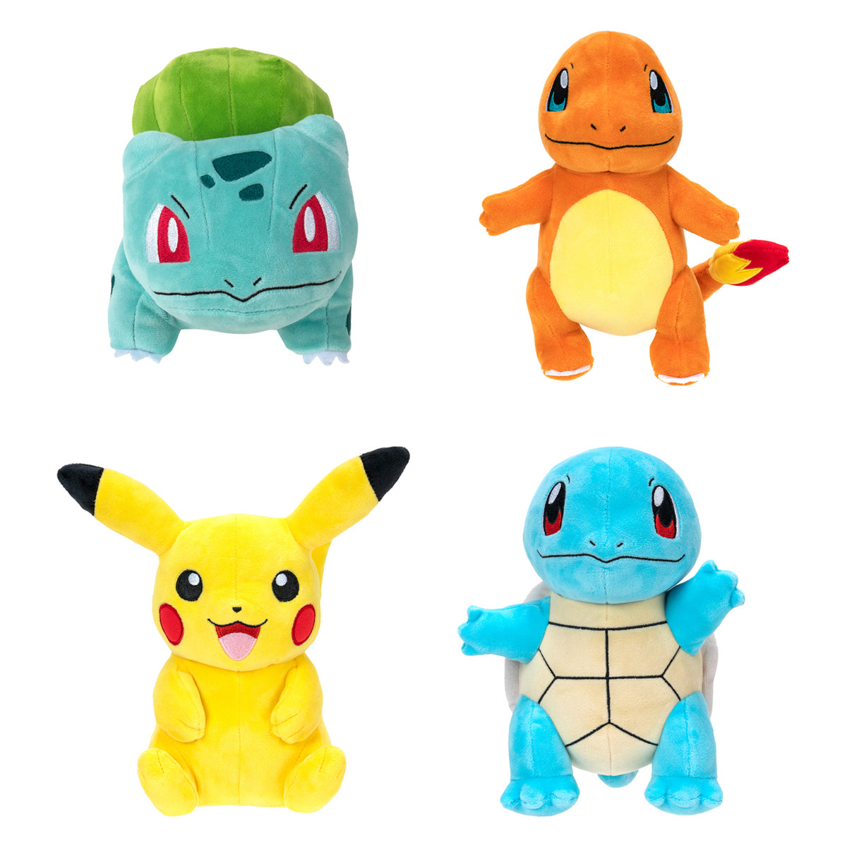 Pokemon Kanto First Partner 8' Soft Toy (Styles Vary)
