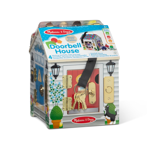 Melissa & Doug Doorbell house Wooden Dollhouse Playset