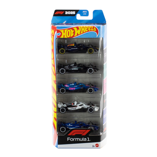 Hot Wheels Formula 1 2025 Vehicle 5 Pack
