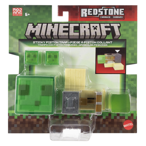 Minecraft Redstone Charged Sticky Piston Trap Playset