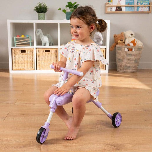 Foldee Lilac Unicorn Ride On