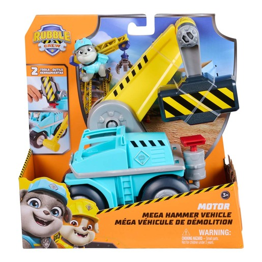 Paw Patrol Rubble and Crew Motor Mega Hammer Vehicle Playset