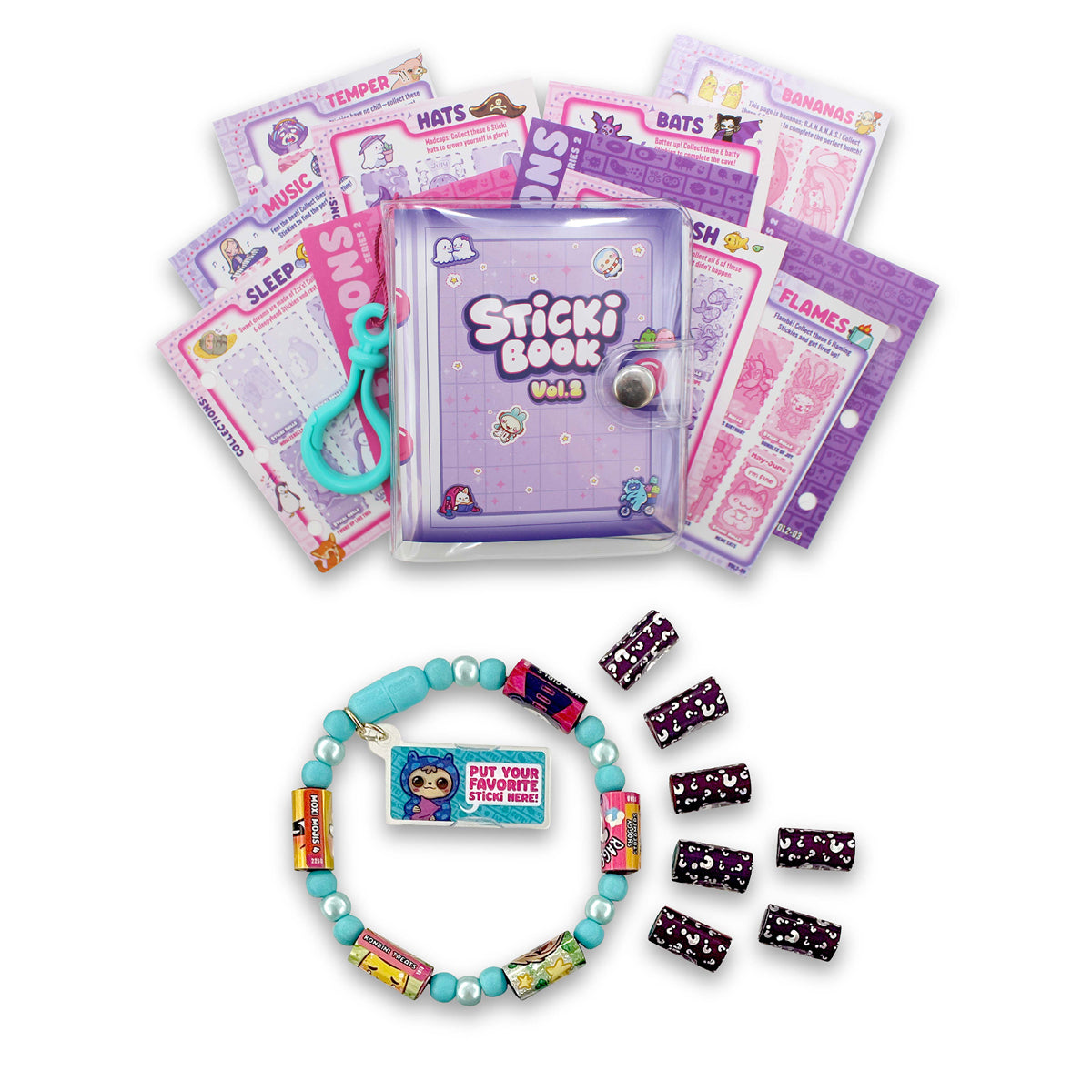 Sticki Rolls Sticki Series 2 Sticker Book Craft Set