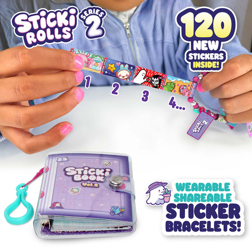 Sticki Rolls Sticki Series 2 Sticker Book Craft Set