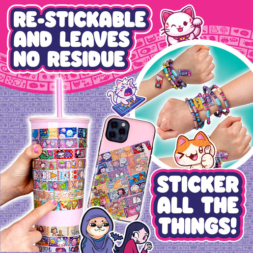 Sticki Rolls Sticki Series 2 Sticker Book Craft Set
