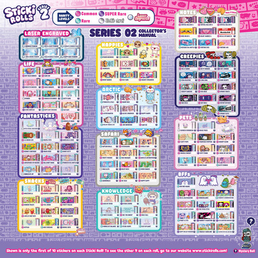 Sticki Rolls Sticki Series 2 Sticker Book Craft Set