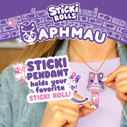Sticki Rolls Aphmau Pendant and Bracelet Sticker Craft Set
