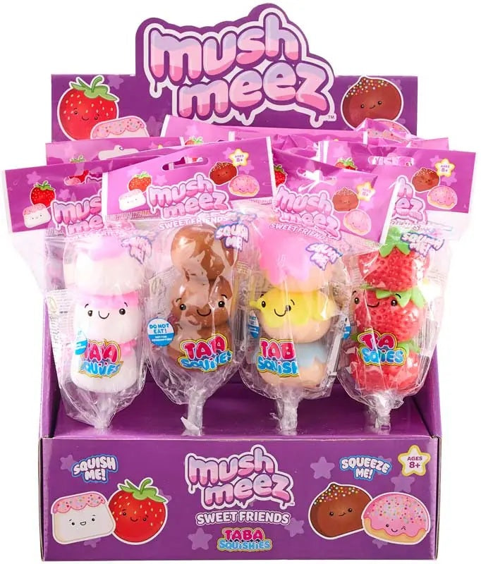 Mushmeez Sweet Friends Taba Squishies (Style Vary - One Supplied)