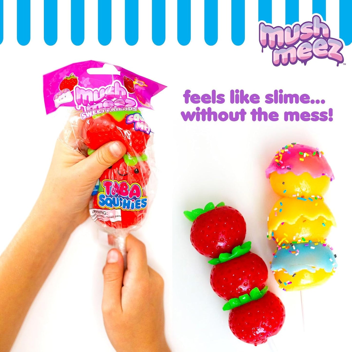 Mushmeez Sweet Friends Taba Squishies (Style Vary - One Supplied)
