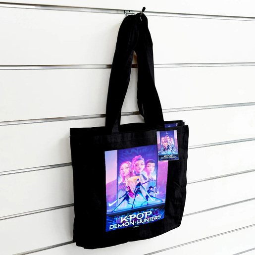 KPop Demon Hunters Huntrix Tote Bag Black