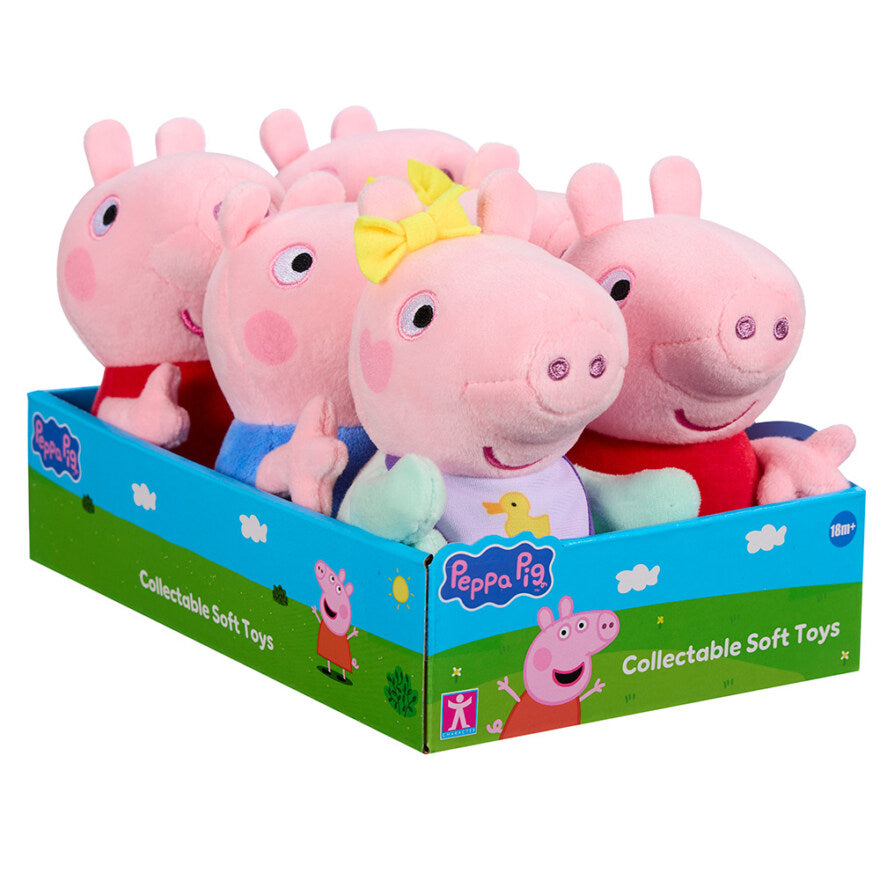 Peppa Pig Collectible Soft Toy 31 cm (Styles Vary)