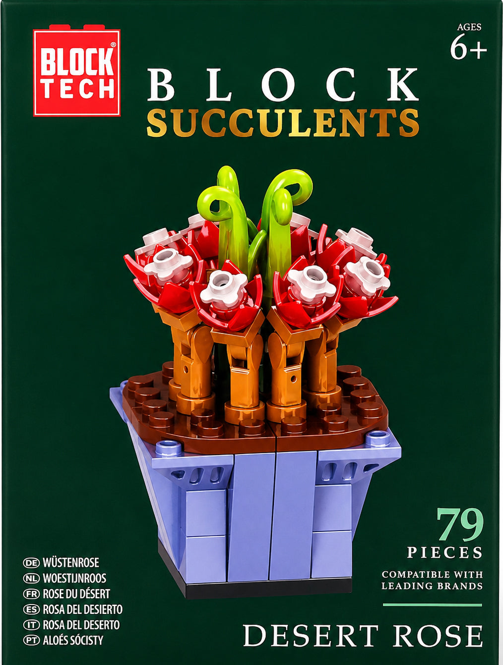 Block Tech Lego Compatible Flower Bouquet (Styles Vary)