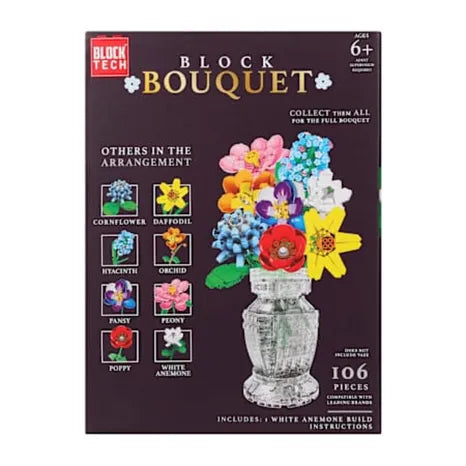Block Tech Lego Compatible Flower Bouquet (Styles Vary)