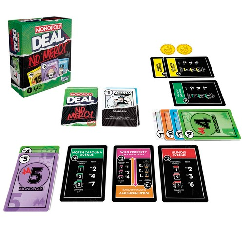 Monopoly Deal No Mercy Card Game