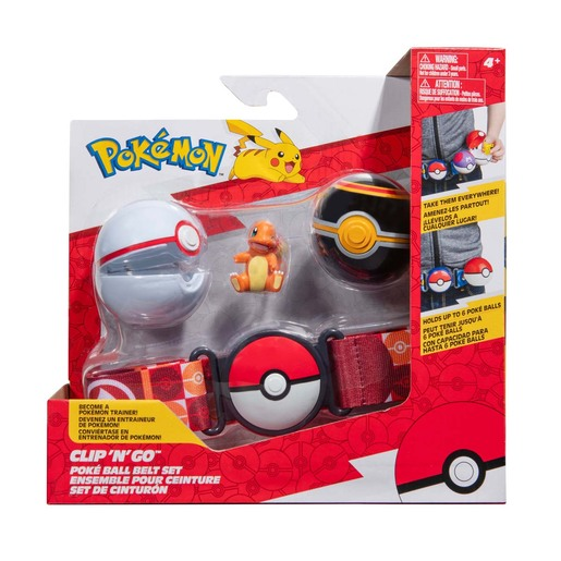 Pokemon Clip Go Belt With 5cm Charmander Figure