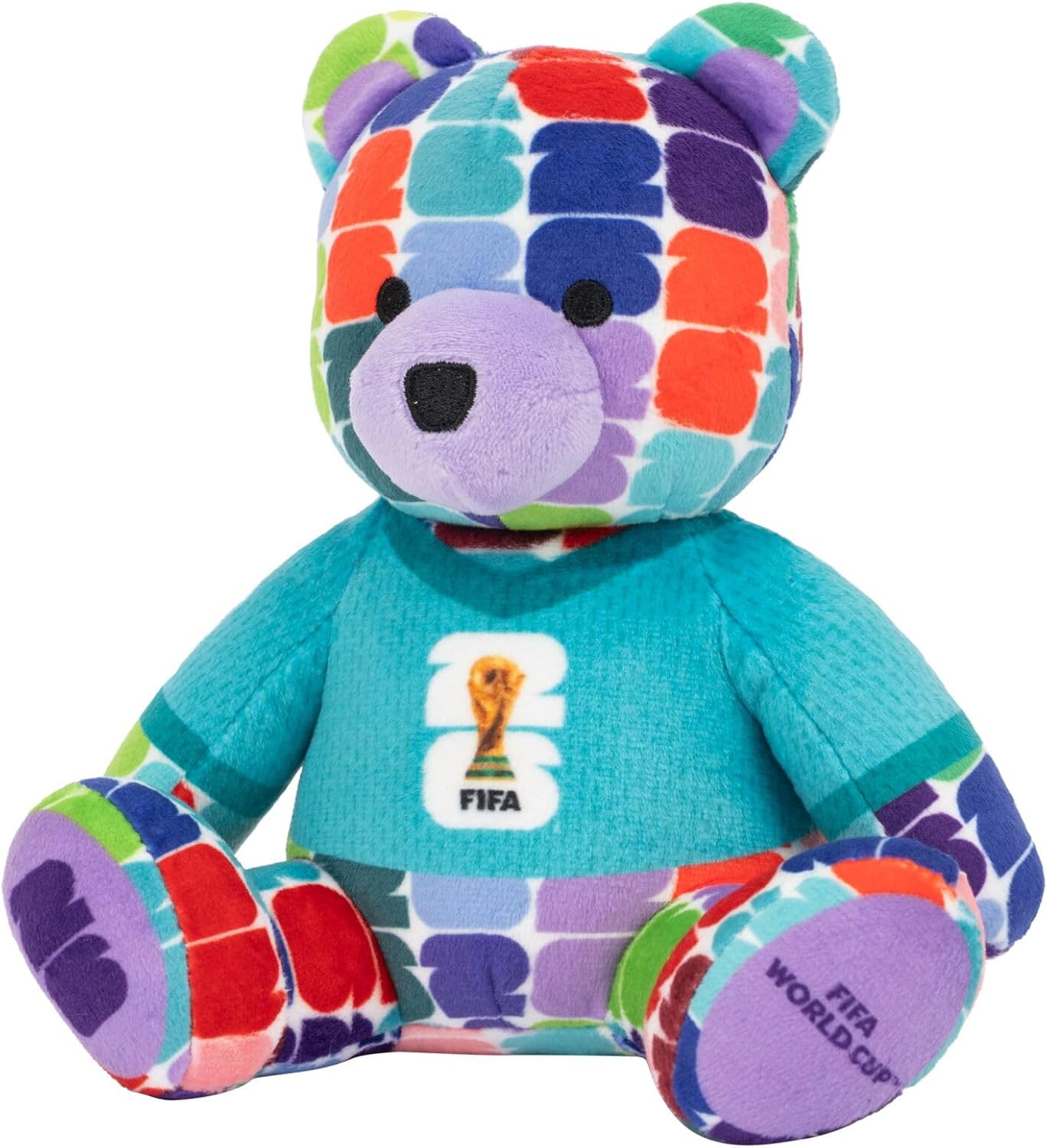 FIFA World Cup 26 6-Inch Colourful Football Bear Plush