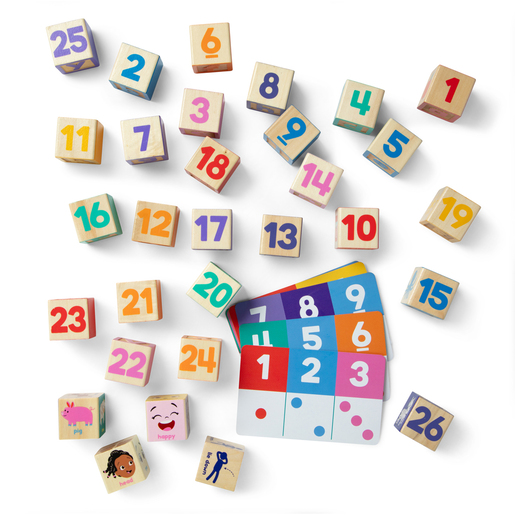 Melissa and Doug Ms. Rachel Wooden Learning Blocks