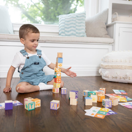 Melissa and Doug Ms. Rachel Wooden Learning Blocks