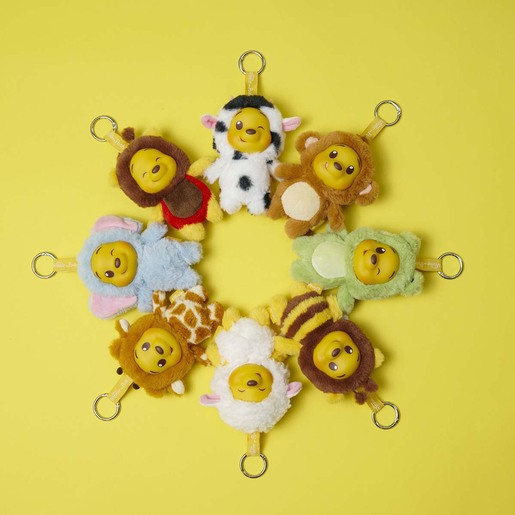 Disney Yuyus Winnie The Pooh Mystery Keyring Soft Toy (Styles Vary)