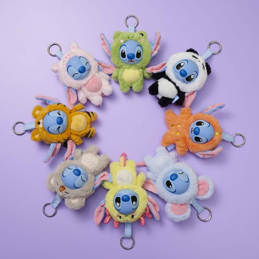 Disney Yuyus Stitch Mystery Keyring Soft Toy (Styles Vary)