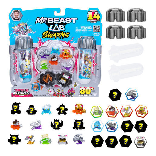MrBeast Lab Swarms Micro Figure 14 Pack Battle Fusion (Styles Vary)