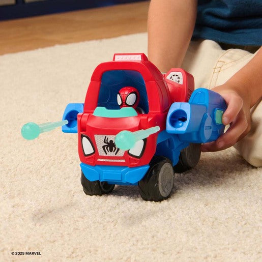 Spidey And His Amazing Friends Spidey Transforming Web-Wave Cruiser Playset