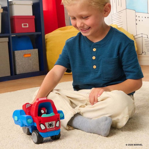 Spidey And His Amazing Friends Spidey Transforming Web-Wave Cruiser Playset