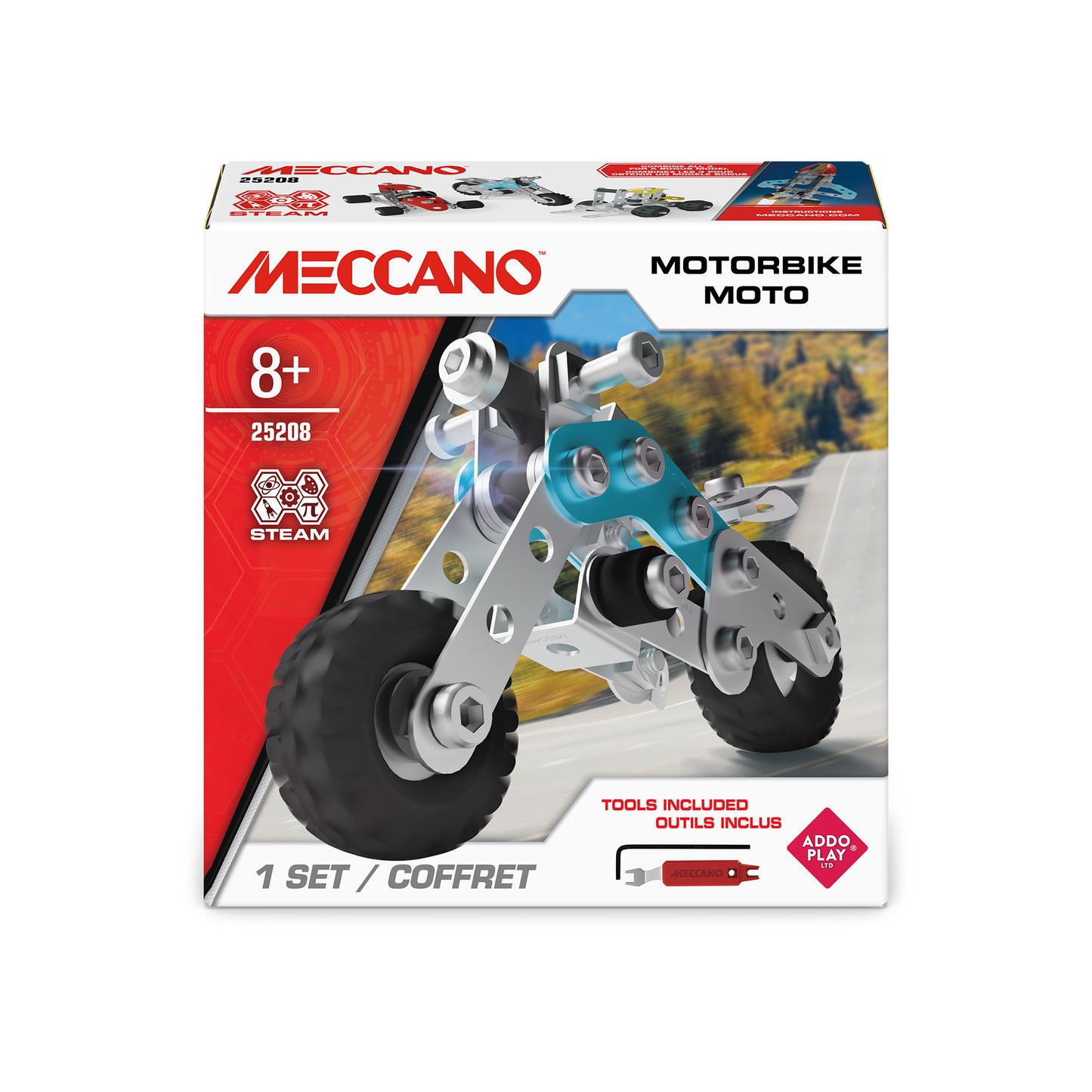 Meccano Mini Makes Motorbike