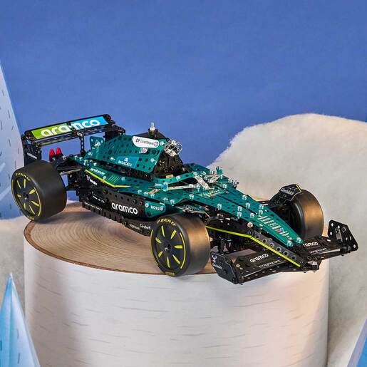 Meccano Pro Limited Edition Aston Martin Aramco Formula One Race Car Construction Set