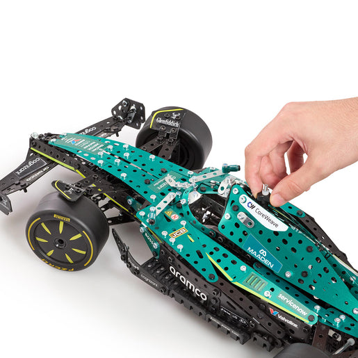 Meccano Pro Limited Edition Aston Martin Aramco Formula One Race Car Construction Set