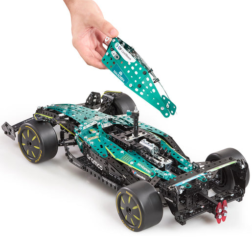 Meccano Pro Limited Edition Aston Martin Aramco Formula One Race Car Construction Set