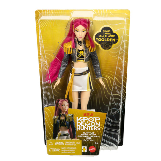 KPop Demon Hunters Mira Huntrix Singing Doll Golden