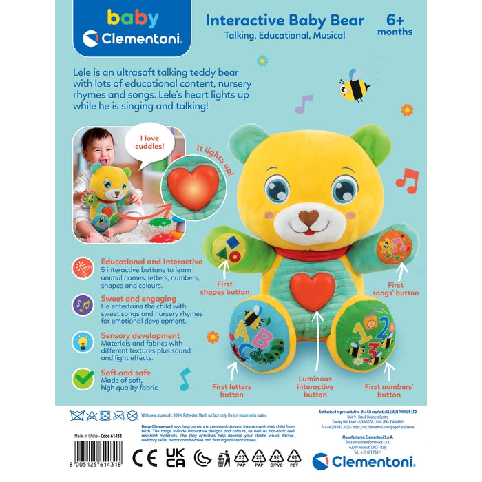 Baby Clementoni Interactive Baby Bear