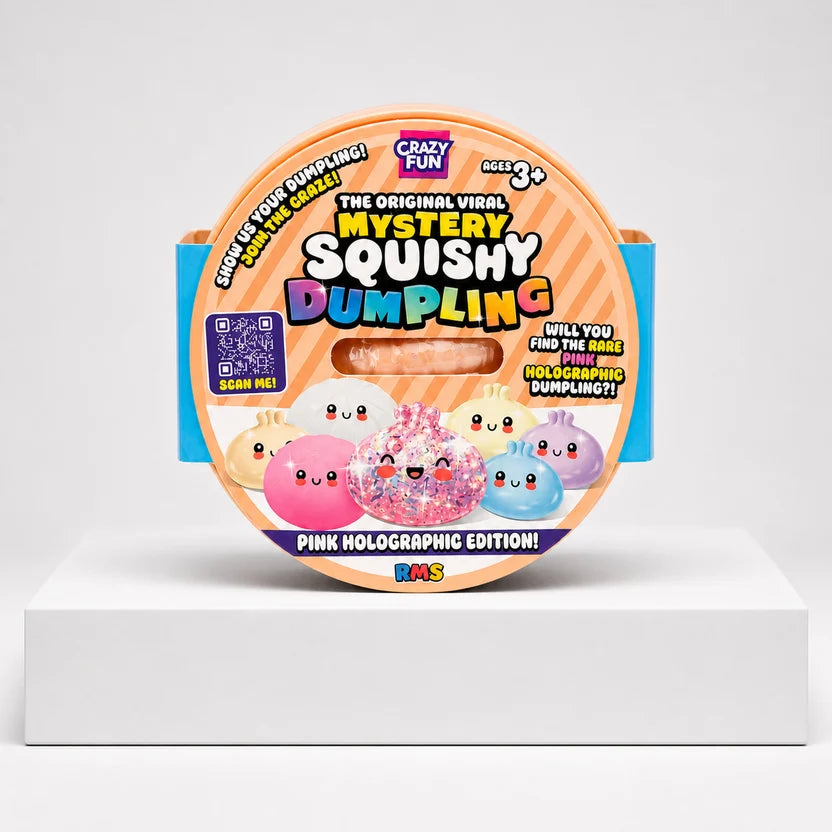 The Original Mystery Squishy Dumpling - Pink Holographic Edition