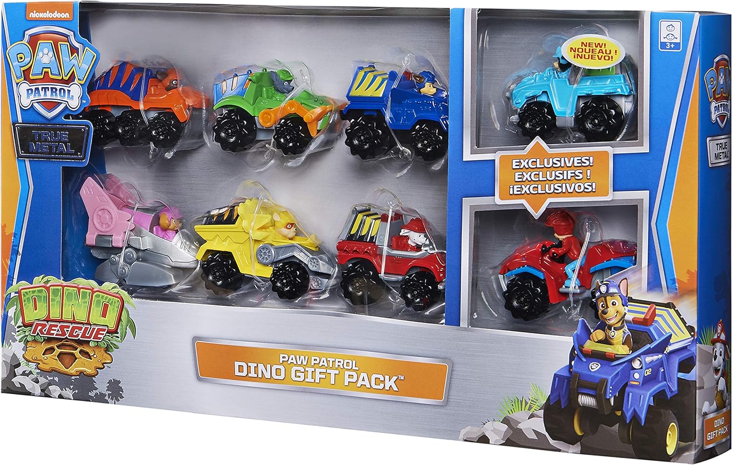 Paw Patrol - True Metal Dino Rescue Vehicles 8 Pack – The Entertainer  Pakistan