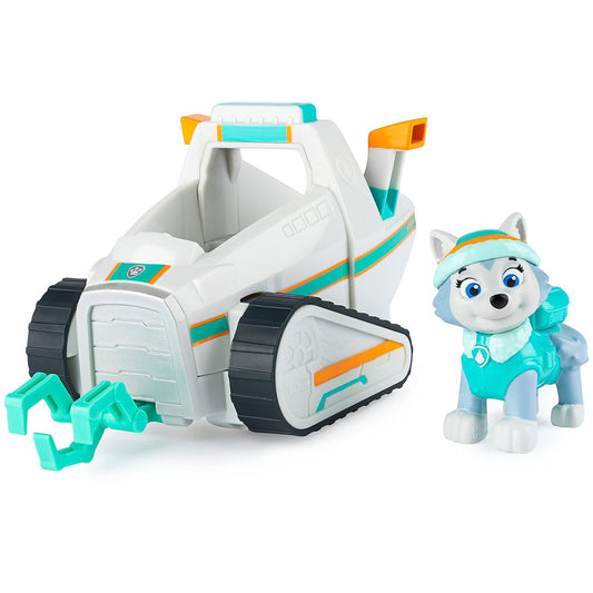 Paw Patrol Everest Snow Plow Vehicle with Collectible Figure