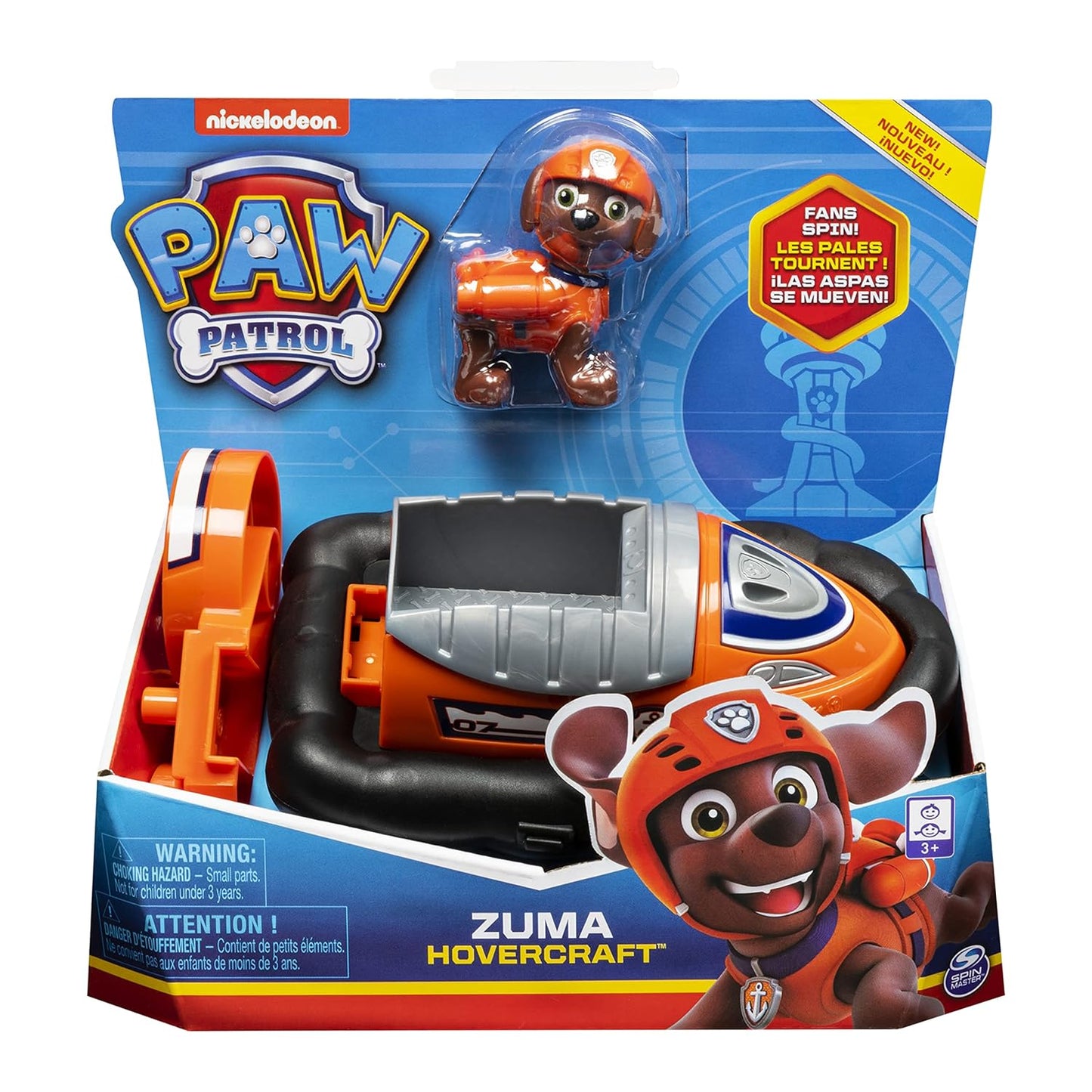 Paw Patrol  Zuma Hovercraft Vehicle with Collectible Figure