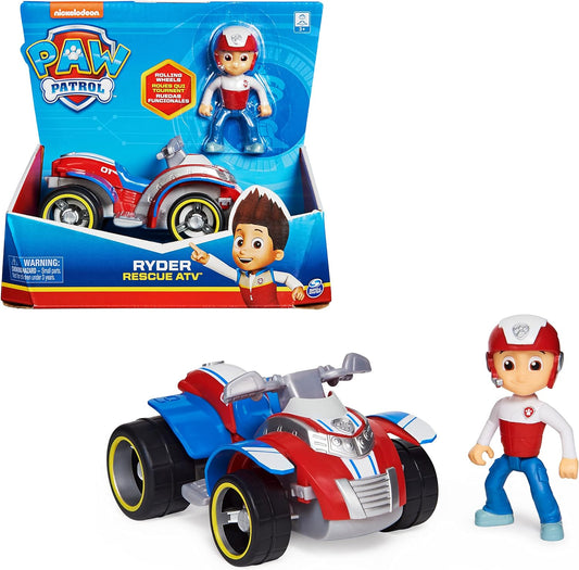 Paw Patrol  Ryder’s Rescue ATV Vehicle with Collectible Figure