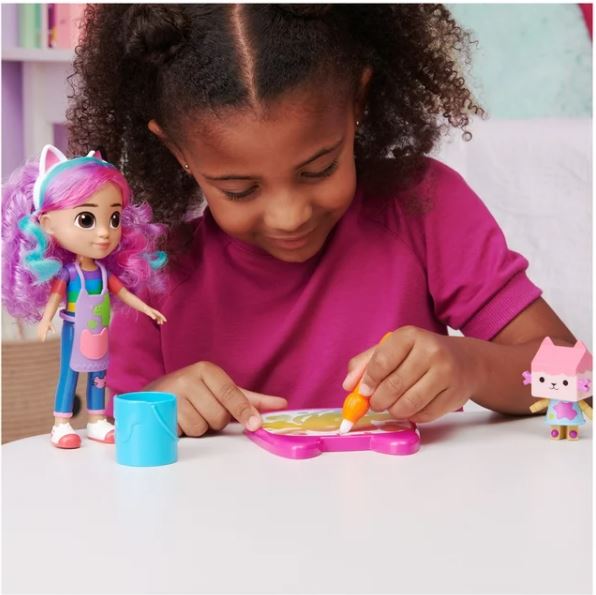 Gabby’s Dollhouse Rainbow Gabby Deluxe Craft Dolls and Accessories The Entertainer Pakistan