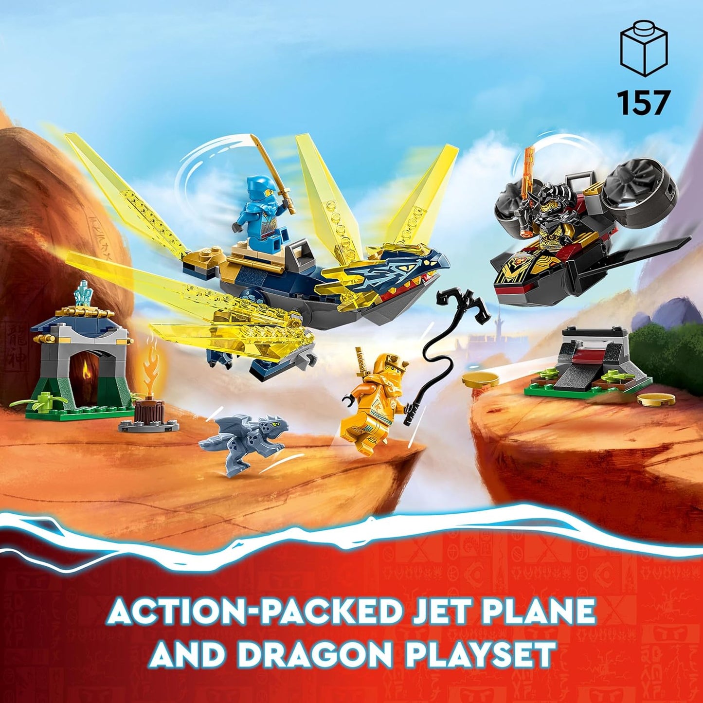 LEGO NINJAGO - NYA & Arin's Baby Dragon Battle 71798