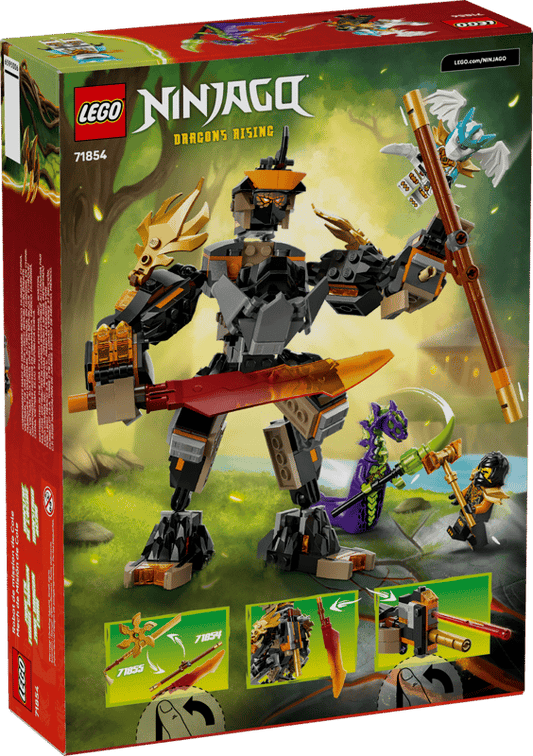 LEGO Ninjago | 71854 Cole's Mission Mech and Dragon Zane