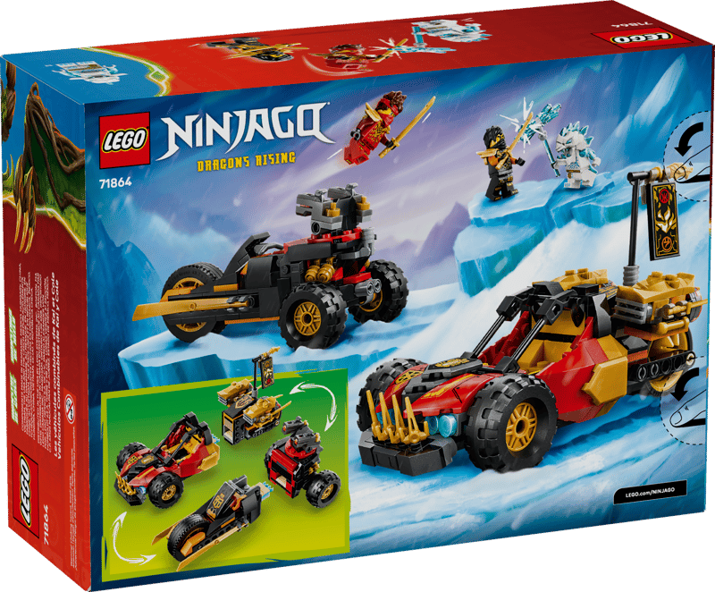 LEGO Ninjago | 71864 Kai And Cole's Combiner Vehicles